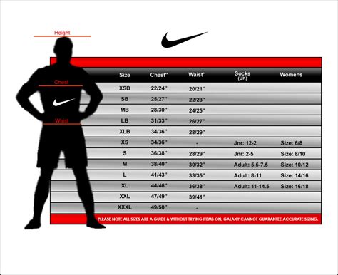 nike singlet size chart.